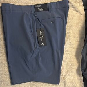 Walter Hagen Navy Flat Front Golf Shorts